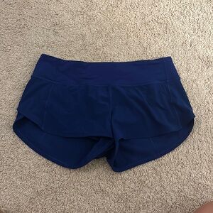 Blue lulu lemon shorts